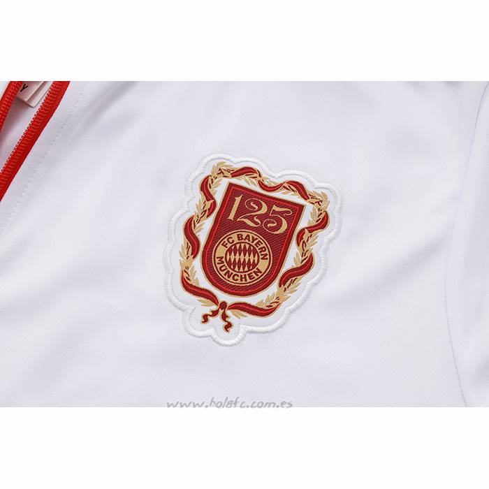 Chandal de Chaqueta del Bayern Munich 125 Aniversario Nino 2025-2026 Blanco